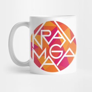 Krav Maga Sharp Colorful Letters Mug